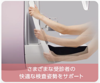 マンモグラフィ装置の写真